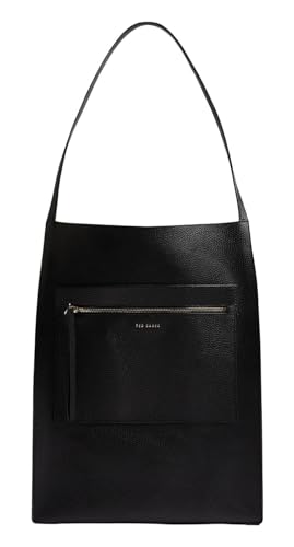 Sac à épaule Ted Baker en cuir noir Tammila : grand tote bag femme souple et tendance