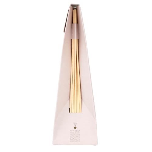 Bouquet parfumé Rêve de lin – Diffuseur de parfum 100 ml – Parfum poudré floral – Rotin naturel – Fabriqué en France – Parfums de Grasse – Plus de 90 % d’ingrédients d’origine naturelle – vue 2
