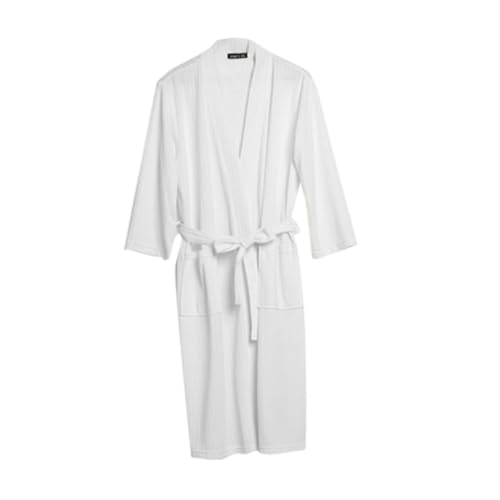 ANDRESLAD Bata de Baño Absorbente de Agua para Hombre Xl Ropa de Casa Transpirable de Manga Pijama Cómodo para y Verano