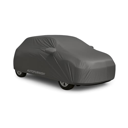 Image of Autofurnish Aero Series Car Cover for Freelander 2 2013 (100% Waterproof, Triple Stitched, Bottom Elastic,Secure Buckle Strap,Precision-Fit & Breathable Fabric) Colour: Grey
