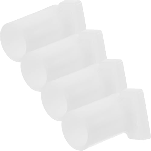 FOMIYES Netting Bracket Pole Covers 4pcs Small Covers for Netting Rod Nonskid Foot Sleeves
