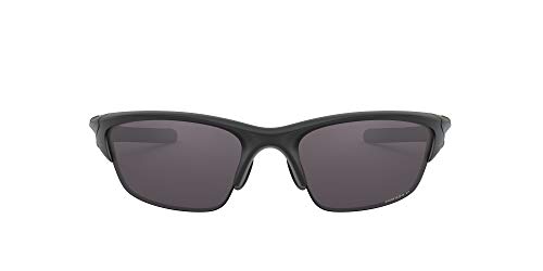 Oakley Men's OO9144 Half Jacket 2.0 Sunglasses, Matte Black/Prizm Grey Polarized, 62 mm