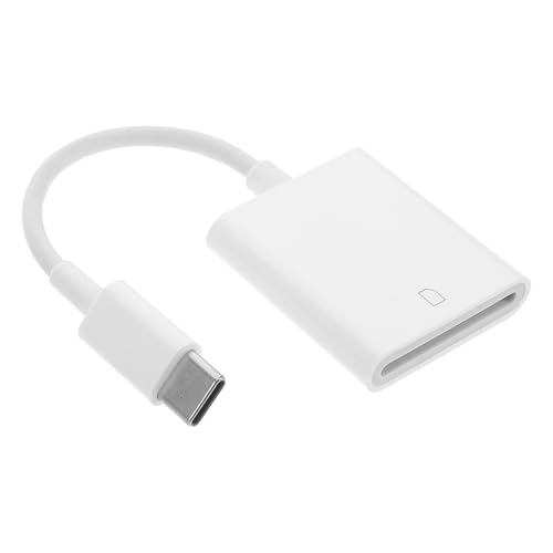 KICHOUSE Lector de Tarjetas Tipo C Portátil de Alta Velocidad para Tarjetas de Memoria, Diseño Compacto en PVC para Teléfonos y Tabletas