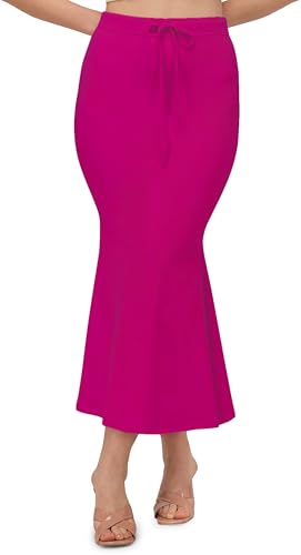 Image of Women's Perfect Curvy Look Saree Shapewear (101-SPWR-RANI-L-1) Pink