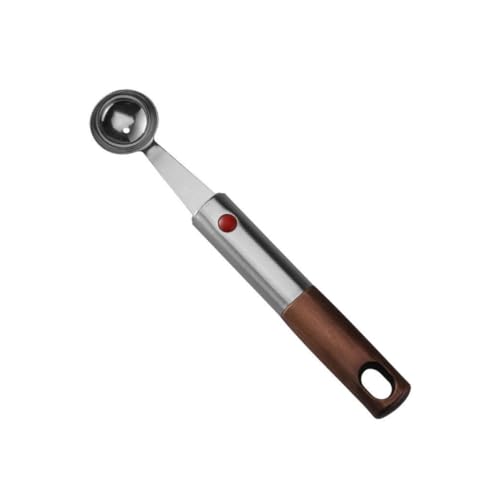 ROMISBABA Scavino Melone in Acciaio Inossidabile Professionale Cucchiaio Palline Frutta Ergonomico per Casa Bar e Ristorante Facile da Pulire e Maneggiare