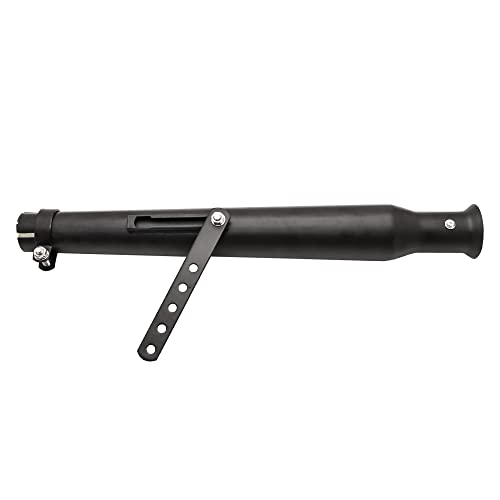 Motorcycle Retro Tail Exhaust Pipe Muffler Silencer For Honda/Yamaha/Suzuki Cafe Racer Bobber Chopper Custom (Black) #TOP1