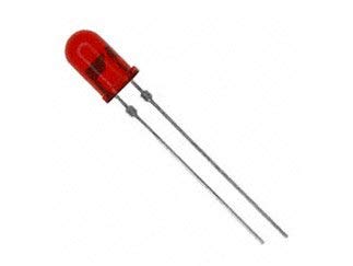 VISHAY OPTOTLHR5200 Red 5 mm 28° 30 mA 2 V 50 mcd Tinted Non Diffused Through Hole LED - T-1 3/4 - 100 item(s)