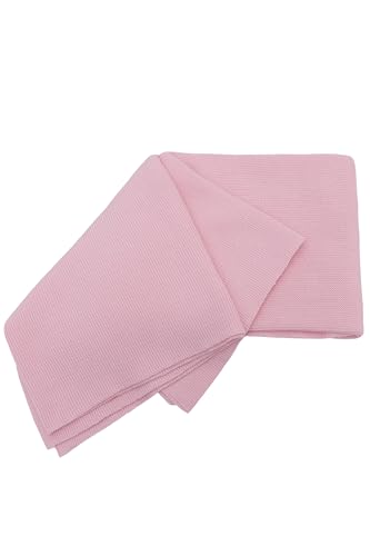 Image of Lilax Cotton Knit Receiving Blanket, Warm Cozy Swaddle Cuddle Stroller Crib Blanket for Newborns Infants & Toddlers 33.5 inch x 31.5 inch, Pink