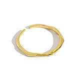 [Pasurohu] 華奢リング K18 18金コーティング シルバー925 レディース 指輪 人気 細身 シルバーリング ゴールド プラチナ フリーサイズ 金属アレルギー対応 本物ジュエリー