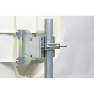 Set HDSAT - Parabola satellitare in fibra composita, 60 cm + LNB singolo + decoder satellitare Astra HD + mappa