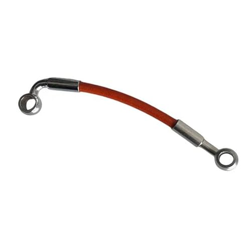 Tubo m10 de freno para moto trenzado en acero inoxidable que elimina el tacto esponjoso