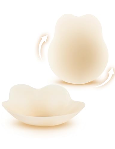 AURUZA Sticky Bra Adhesive Backless Strapless Push Up Invisible Silicone Bra Women Breast Lift Nipple Covers