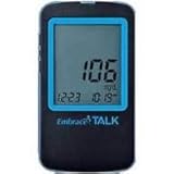 Embrace Talking Blood Glucose Monitoring System Bilingual English Spanish