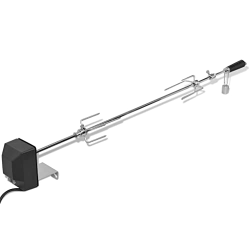 Vidaxl - Espetón Para Asados Y Barbacoa Con Motor Acero 1000 Mm En Oferta Vidaxl Espetón Para Asados Y Barbacoa Con Motor Acero Longitud Total: 1170 Mm