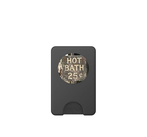 PopWallet para MagSafe Baño Caliente Viejo Oeste tarjetero delgado que evita la pérdida de tarjetas 2
