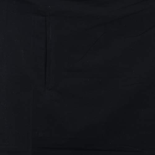 PRAKASAM COTTON Mens Black Colour Welcro Pocket Single dhoti//pocket mundu/single dhoti with pocket for mens