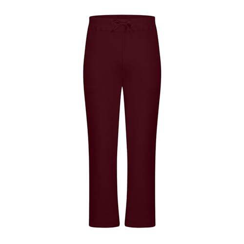 Muscularfit Mens Pants Straight Fit Solid Drawstring Stretch Waist Loose Straight Sweatpant Causal Fall Jogger Athletic Pants3