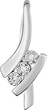  Bijouxenvogue 18k Weißgoldanhänger mit Diamant 0,015 ct GH P1