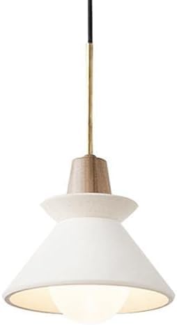 Abat-jour de lampe à suspension en béton au design minéral épuré