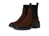Dolce Vita Women's Hilora Fashion Boot, Dark Brown Suede H2O, 8