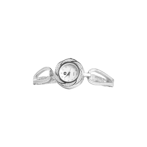 Silver Watch 925 Pure Silver Classic Chain | Bracelet Pattern, Exclusive Analog Wrist Silver Dial Watch Diamond Studded Bracelet Chain Watch for Women and Girls 925 Stamp and Certificate (Silver 1) N (B0C8D1XYH9) Amazon Price History, Amazon Price Tracker