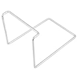 Veemoon Edelstahl Hemdenständer Klein Rostfrei Kompakt für Hemdengeschäfte und Zuhause Stabiler Hemden Spezialständer zur Präsentation