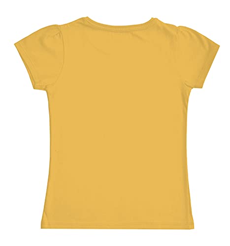 Image of X2O Girls Half sleeeves Cotton Tshirt with Cute Prints and Fun Colors(Pack of 1)