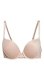Calvin Klein Underwear Women's Liquid Touch Push Up Plunge Bra, Cedar, Tan, 36C
