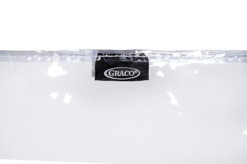 Graco Under High Chair Mat, 50", Clear, Pack of 1 | Waterproof & Washable, Plastic, Food/Spill Catcher, Eating, Painting & Art Floor Cover - image 5