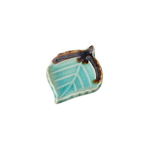 山下工芸 箸置き 木の葉 トルコ 箸置 6×4.4×0.8cm 743952711