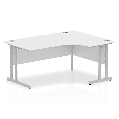 Image of Impulse I000846 Panel End Left Hand Crescent Desk - Oak