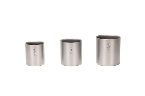 Snow Peak H300 Titanium empilable à Double paroi Tasse – vue 4