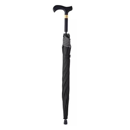Haute Qualité Parapluie Canne 2 en 1 avancé pour Hommes et Femmes, léger et Coupe-Vent