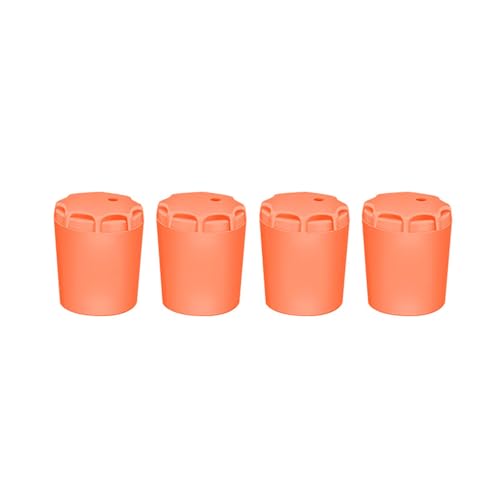 FackLOxc 4 tapas protectoras de silicona para extremo de caña de pescar, fundas protectoras elásticas para el extremo de la caña de pescar, protector de cola