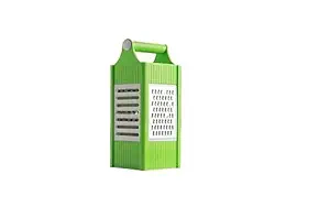 4 in 1 Slicer and Grater Pro, Ideal for Vegetables, Cheese and Paneer (Green), Medium, (N-18-22)