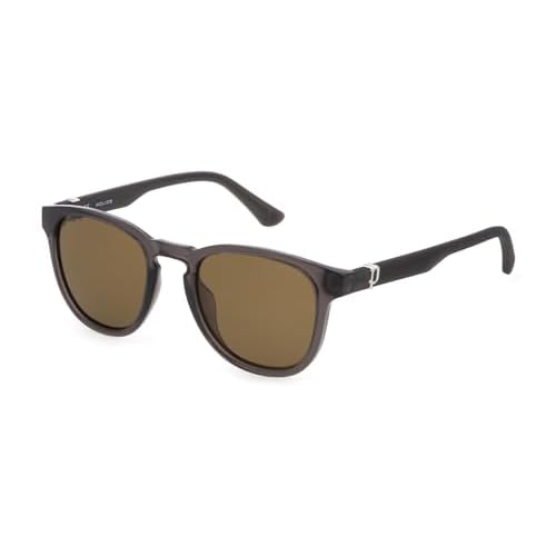 Police SPLF60 Gafas, Transparent Grey, 53 para Hombre