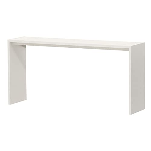 Shelfit 日本製 幅1cm単位オーダー コンソールテーブル 幅180cm 奥行44.5cm 高さ88.3cm 木製 コの字ラック ハイタイプ 北欧風 玄関棚 飾り棚 カウンター上収納 国産家具 業務用 オフィス使用 会社 事務所 店舗什器 ホテルロビ