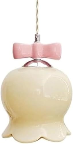 Cute Pink Bow Pendant Light - Mid Century Modern Hanging