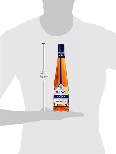 Metaxa 5 Sterne Greek Orange mit 38% vol. | Original Metaxa 5* mit fruchtig-frischer Orangennote aus Griechenland (1 x 0,7l)