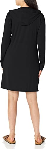 Willit Women's Long Sleeve Cotton Swim Cover Up UPF 50+ SPF Dress Hooded with Pockets Sun Protection Beach Coverup3