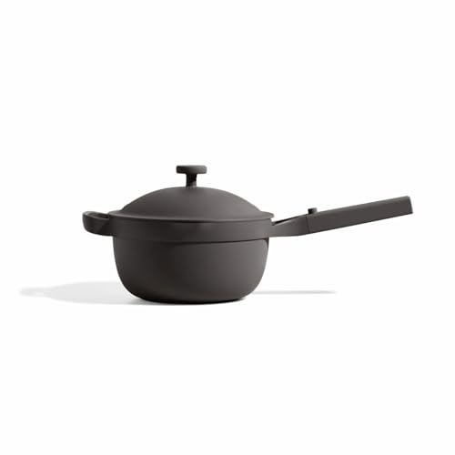 Our Place Perfect Pot - Mini. Nonstick Ceramic Sauce Pan with Lid | Versatile Cookware for Stovetop and Oven | Steam, Bake, Braise, Roast | PTFE and PFOA-Free | Toxin-Free, Easy to Clean | Char