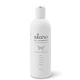 Alaro Dog Shampoo 16 oz for Double Coated Breeds - Golden Retriever, German Shepherd, Labrador - Clean Scent - Aloe & Oatmeal, Cleans, Conditions, Detangles, Moisturizes, Deodorizes - Made in USA