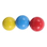 RCULWPLP 3Pcs Wooden Bocce Balls 4.5cm Playground Equipment Recreational Tossing Balls