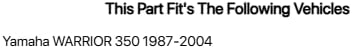 Tusk Complete Clutch Kit With Heavy Duty Springs Includes Friction Plates Steel Plates and Springs Compatible with Yamaha Warrior 350 1987-2004