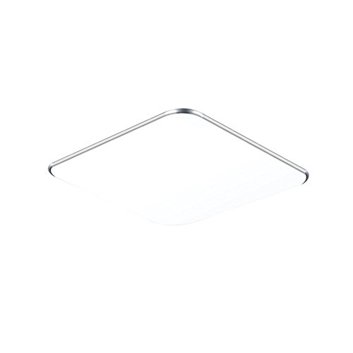 Preisvergleich Produktbild SAILUN 24W Warmweiß Ultraslim LED Deckenleuchte Modern Deckenlampe Flur Wohnzimmer Lampe Schlafzimmer Küche Energie Sparen Licht Wandleuchte Farbe Silber