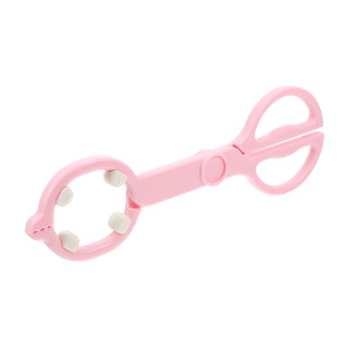 BESPORTBLE 1Pieza Pinza Biberón Antideslizante de Clip Ergonómico Resistente Altas Bebés y Chupetes Práctico y Color Rosa