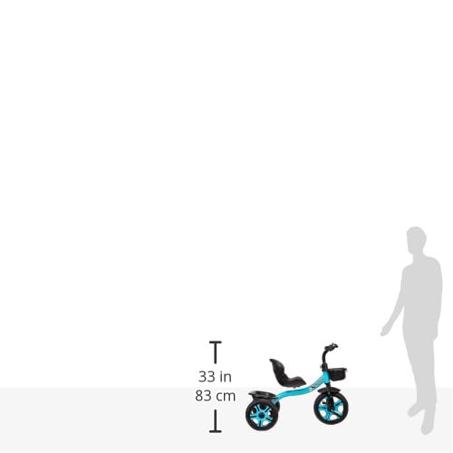 Image of Super Blue Tricycle for Kids 1 to 3 Years: Durable, Safe, and Fun with EVA Tyre