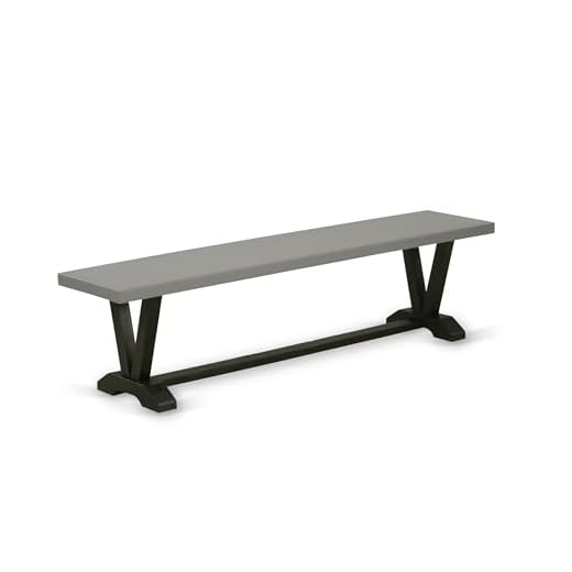 Wooden V-Style Dining Bench