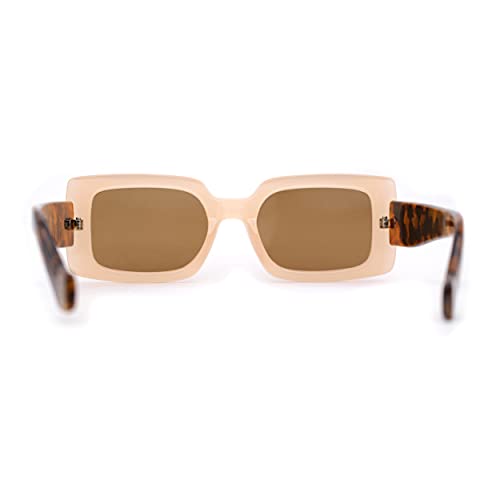 SA106 Womens Mod Squared Rectangular Clout Sunglasses4