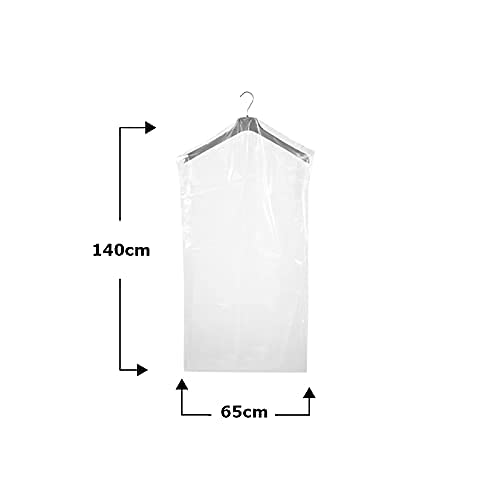 HANGERWORLD - 50 Custodie Proteggi Abiti Antipolvere In Polietilene